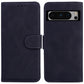 Skin Feel Pure Color Flip Leather Phone Case