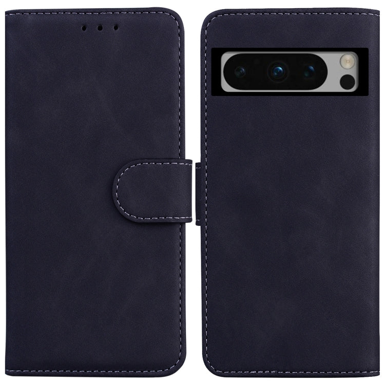 Skin Feel Pure Color Flip Leather Phone Case