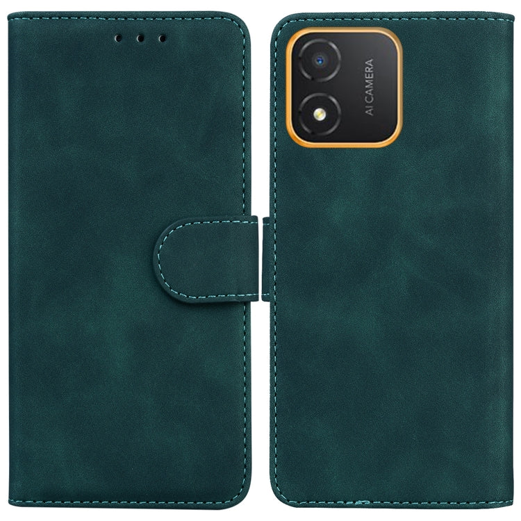 Skin Feel Pure Color Flip Leather Phone Case