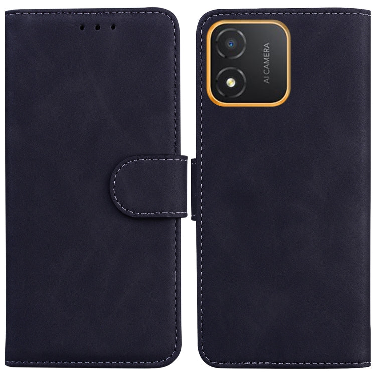 Skin Feel Pure Color Flip Leather Phone Case