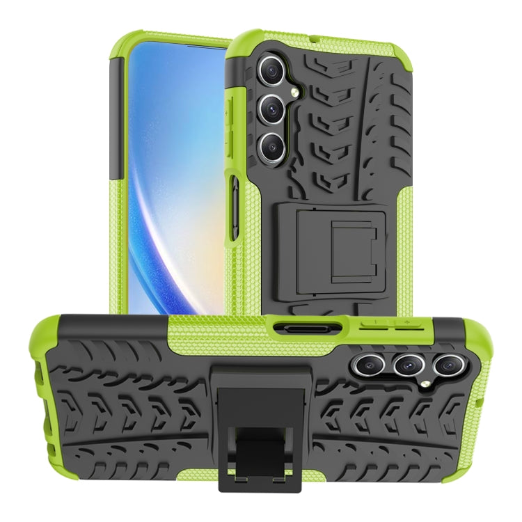 Tire Texture TPU + PC Phone Case with Holder