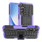 Tire Texture TPU + PC Phone Case with Holder