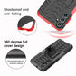 Tire Texture TPU + PC Phone Case with Holder
