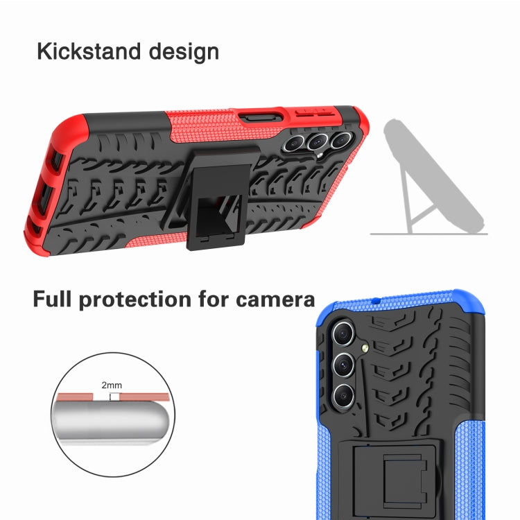 Tire Texture TPU + PC Phone Case with Holder
