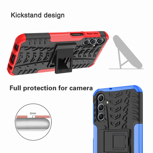 Tire Texture TPU + PC Phone Case with Holder