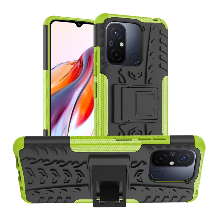 Tire Texture TPU + PC Phone Case with Holder