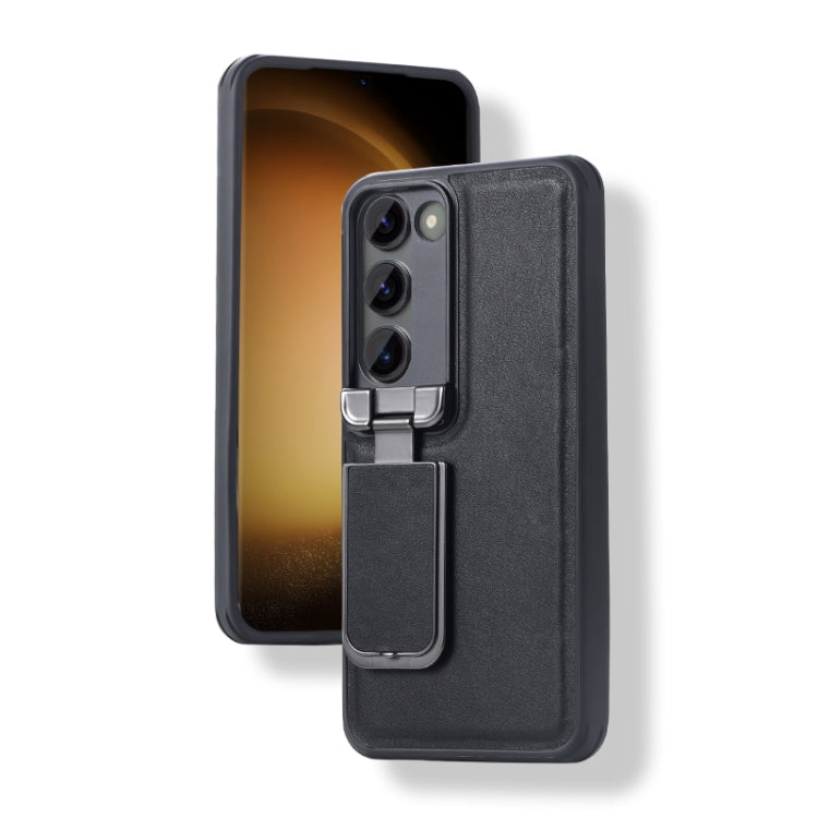 Lens Flip Cover TPU+PU Phone Case