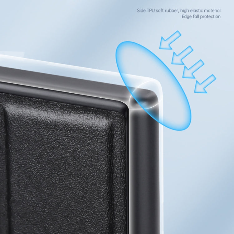 Lens Flip Cover TPU+PU Phone Case