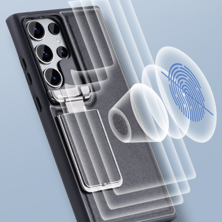 Lens Flip Cover TPU+PU Phone Case