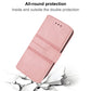 Embossed Stripes Skin Feel Leather Phone Case