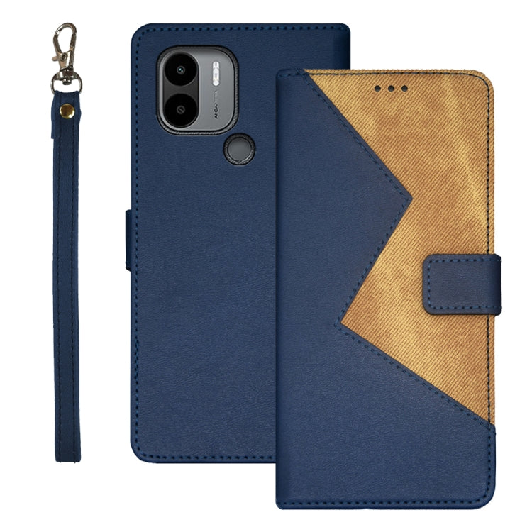 idewei Two-color Splicing Leather Phone Case