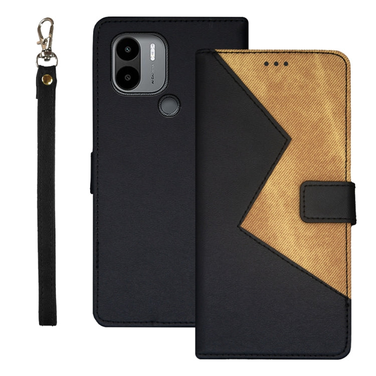 idewei Two-color Splicing Leather Phone Case