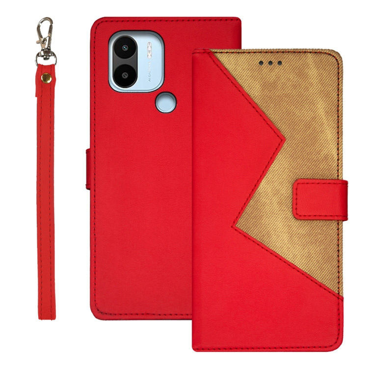 idewei Two-color Splicing Leather Phone Case