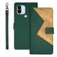 idewei Two-color Splicing Leather Phone Case