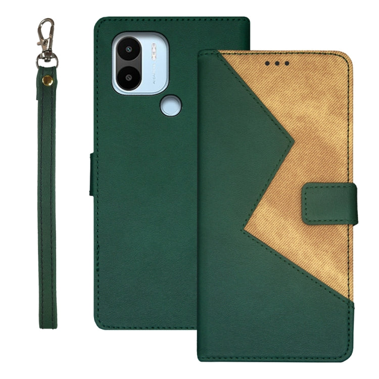 idewei Two-color Splicing Leather Phone Case
