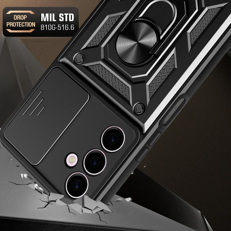 Sliding Camera Cover Design TPU+PC Phone Case