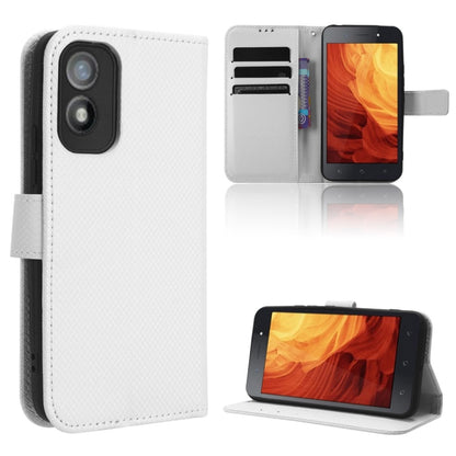 Diamond Texture Leather Phone Case