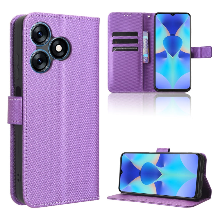 Diamond Texture Leather Phone Case