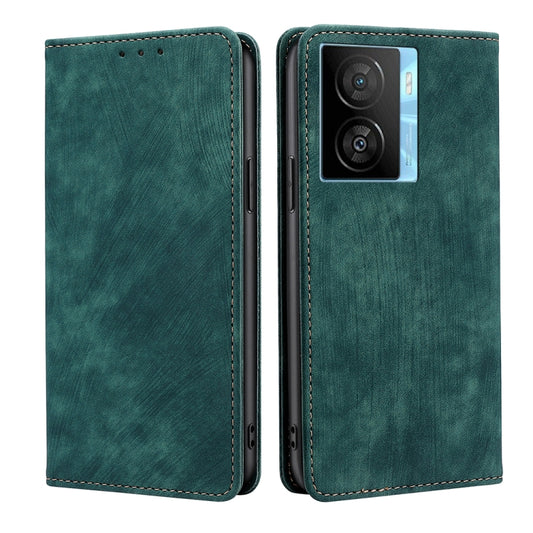 RFID Anti-theft Brush Magnetic Leather Phone Case