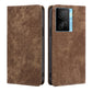 RFID Anti-theft Brush Magnetic Leather Phone Case