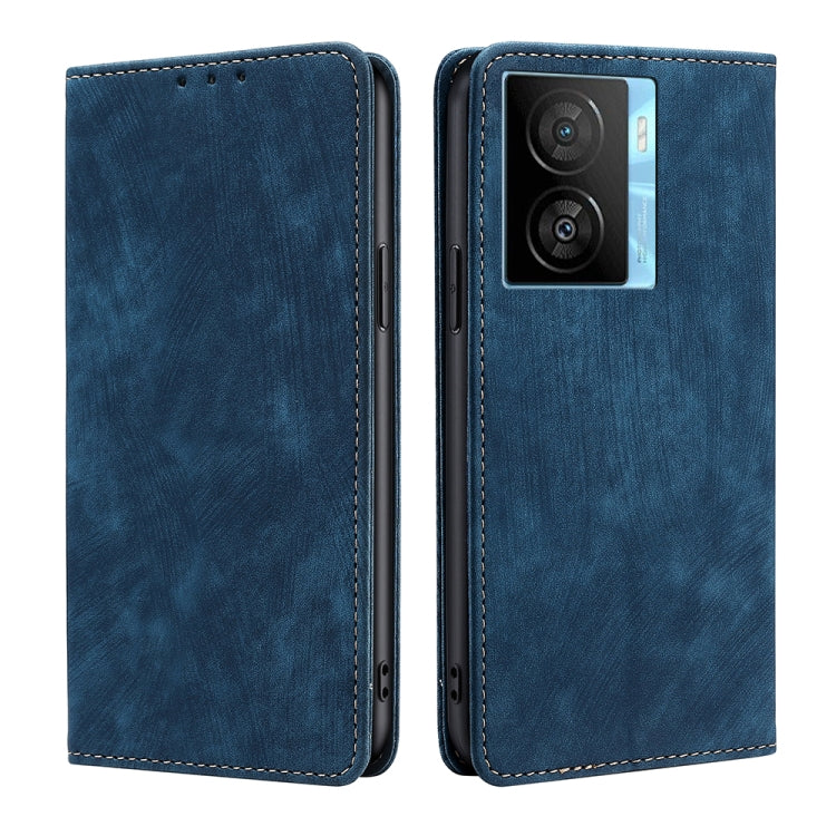 RFID Anti-theft Brush Magnetic Leather Phone Case