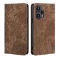 RFID Anti-theft Brush Magnetic Leather Phone Case