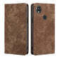 RFID Anti-theft Brush Magnetic Leather Phone Case