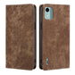 RFID Anti-theft Brush Magnetic Leather Phone Case
