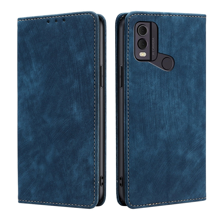 RFID Anti-theft Brush Magnetic Leather Phone Case