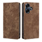 RFID Anti-theft Brush Magnetic Leather Phone Case