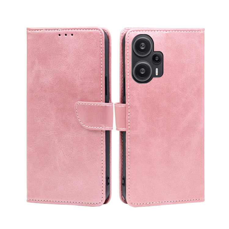 Calf Texture Buckle Flip Leather Phone Case