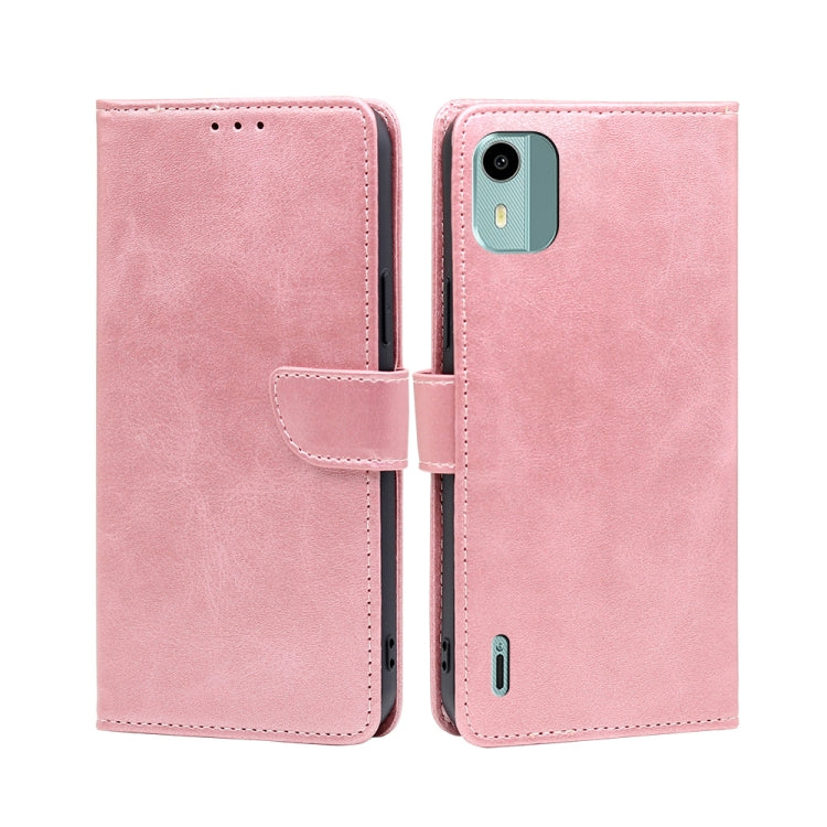 Calf Texture Buckle Flip Leather Phone Case