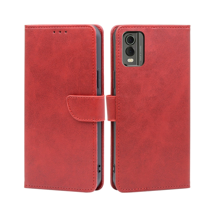 Calf Texture Buckle Flip Leather Phone Case