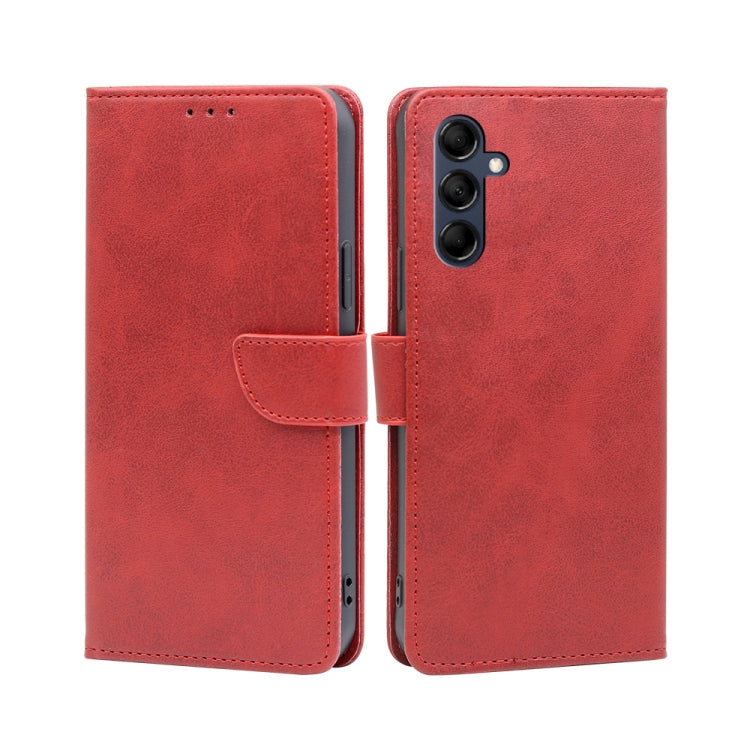 Calf Texture Buckle Flip Leather Phone Case