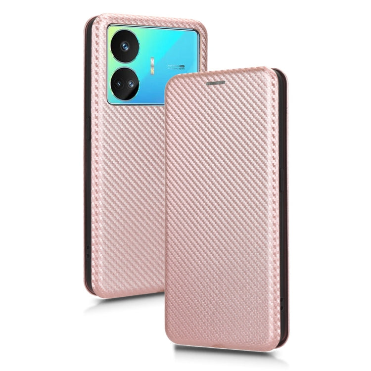 Carbon Fiber Texture Flip Leather Phone Case