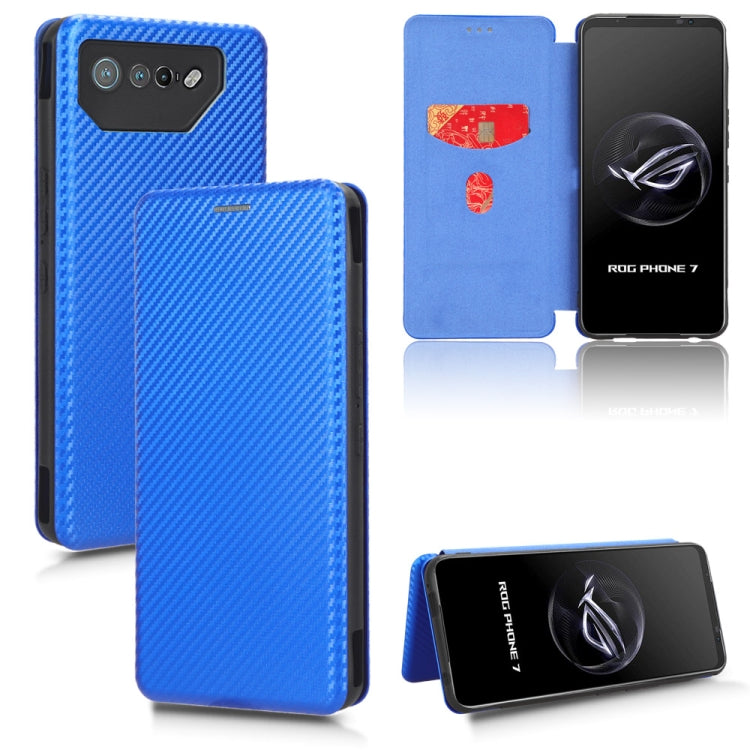 Carbon Fiber Texture Flip Leather Phone Case