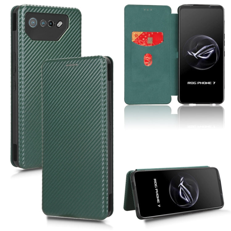 Carbon Fiber Texture Flip Leather Phone Case