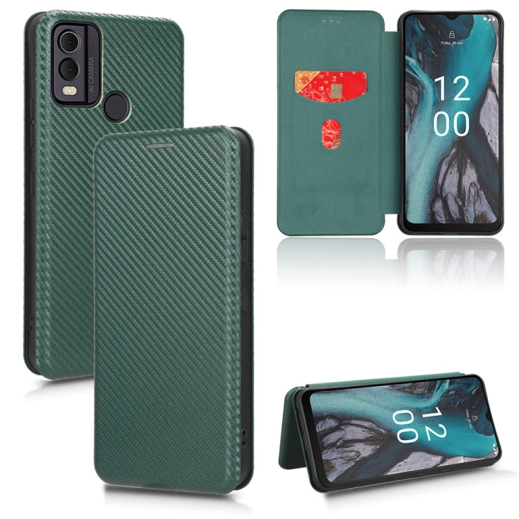 Carbon Fiber Texture Flip Leather Phone Case