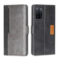Contrast Color Side Buckle Leather Phone Case
