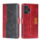 Contrast Color Side Buckle Leather Phone Case