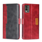 Contrast Color Side Buckle Leather Phone Case