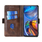 Contrast Color Side Buckle Leather Phone Case