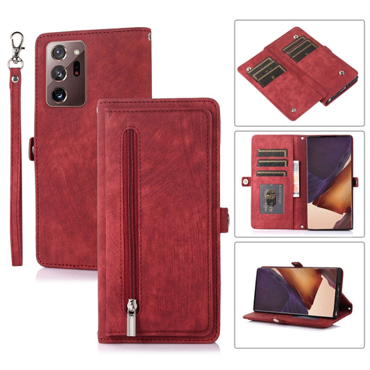 Zipper Card Slot Buckle Wallet Leather Phone Case, For Samsung Galaxy Note20 Ultra, For Samsung Galaxy S10, For Samsung Galaxy S20+, For Samsung Galaxy S21, For Samsung Galaxy S21+