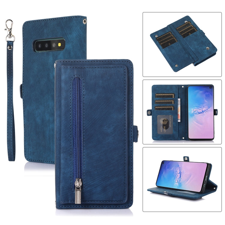 Zipper Card Slot Buckle Wallet Leather Phone Case, For Samsung Galaxy Note20 Ultra, For Samsung Galaxy S10, For Samsung Galaxy S20+, For Samsung Galaxy S21, For Samsung Galaxy S21+