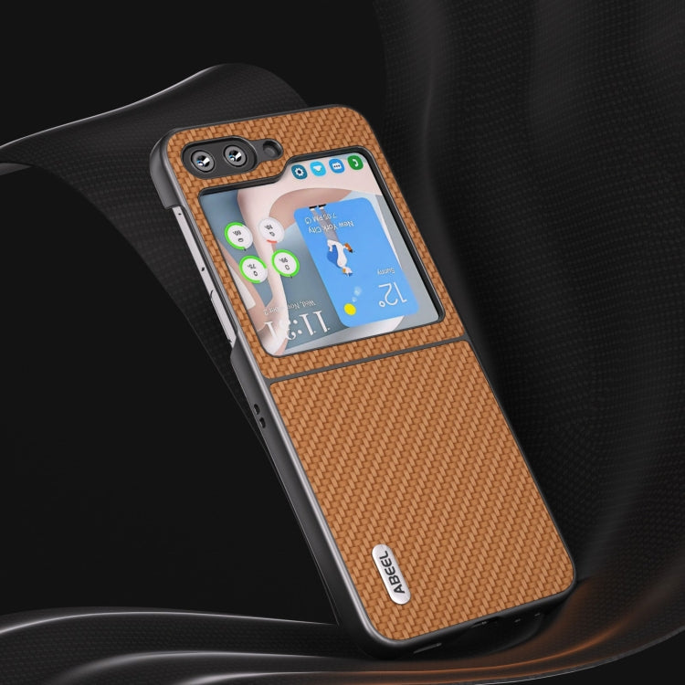 ABEEL Carbon Fiber Texture Protective Phone Case, For Samsung Galaxy Z Flip5