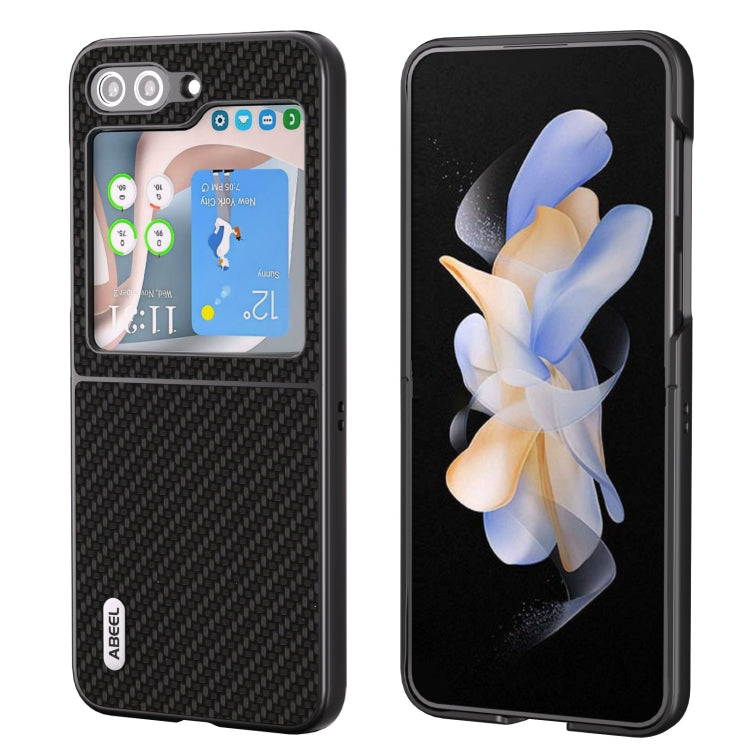ABEEL Carbon Fiber Texture Protective Phone Case, For Samsung Galaxy Z Flip5