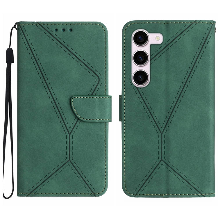 Stitching Embossed Leather Phone Case