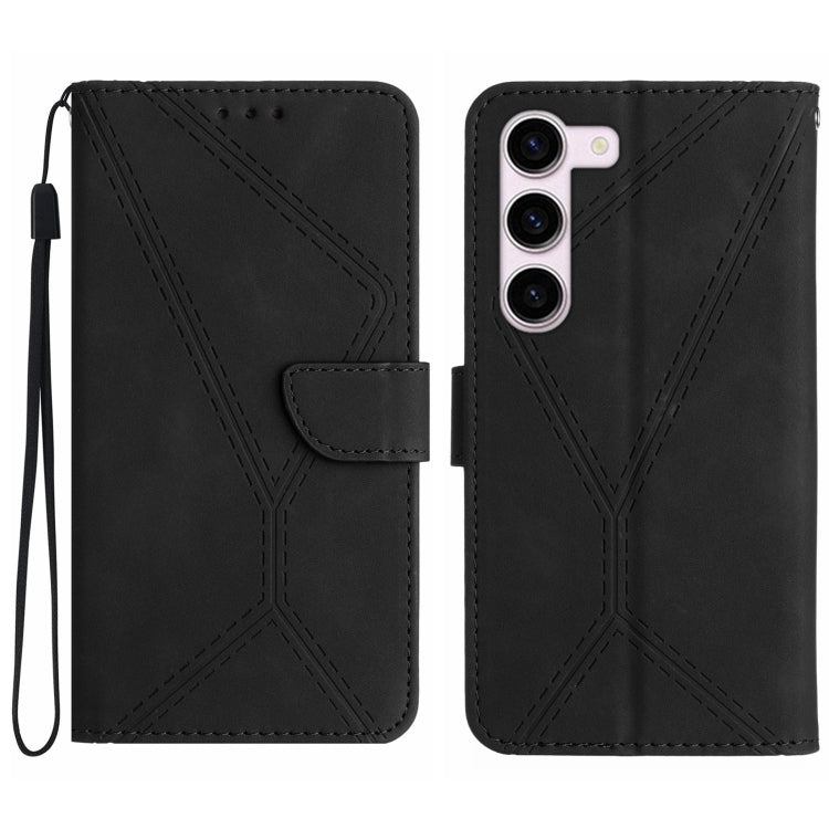 Stitching Embossed Leather Phone Case