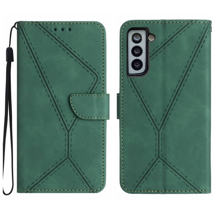 Stitching Embossed Leather Phone Case