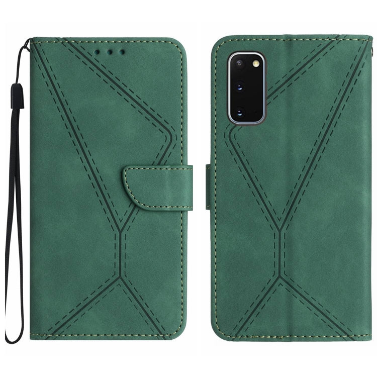 Stitching Embossed Leather Phone Case